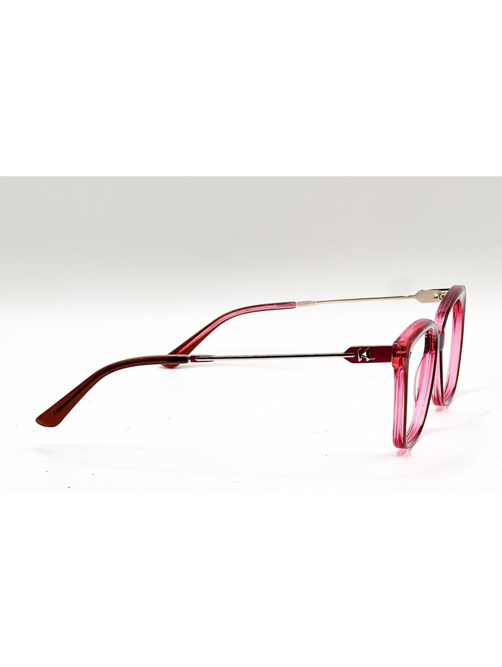 Karl Lagerfeld KL6108 206 Brown Rose Rectangle Authentic Eyeglass Frames 54-17 - Picture 3 of 5